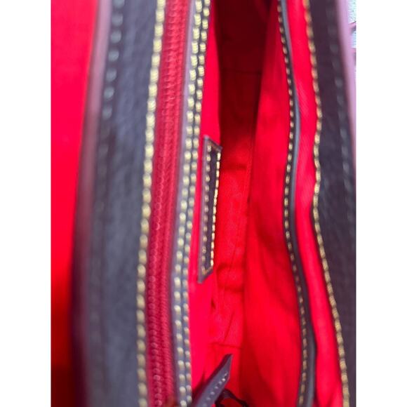 Dooney & Bourke Florentine Saddle Crossbody slate bag A587525 - Picture 5 of 6